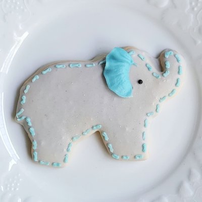 baby elephant (blue) $4.50